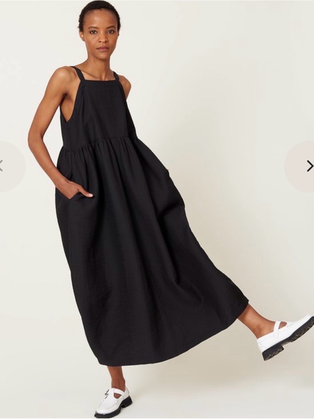 Rachel Comey Black Fresco Midi Dress - Picture 1 of 13